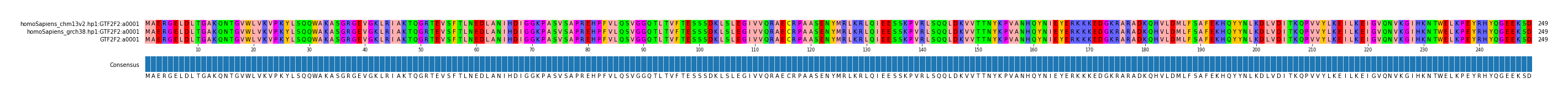 Multiple Alignments (by translate haplotype similarity)