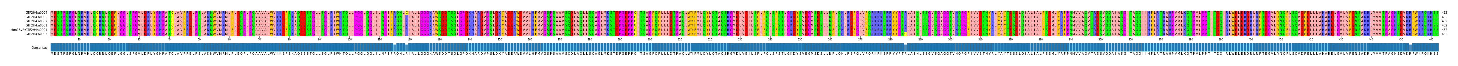 Multiple Alignments (by translate haplotype similarity)
