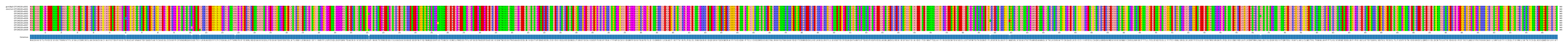 Multiple Alignments (by translate haplotype frequency)