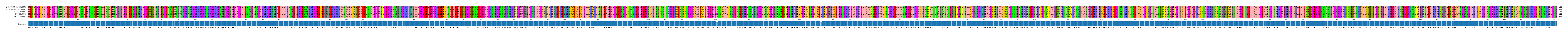 Multiple Alignments (by translate haplotype frequency)