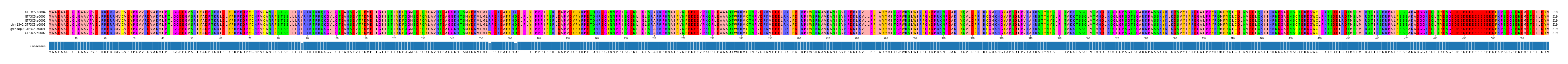 Multiple Alignments (by translate haplotype similarity)