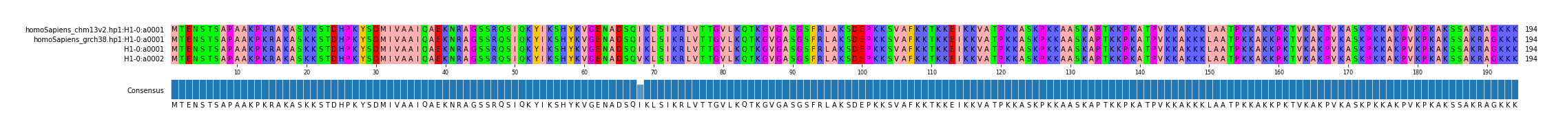 Multiple Alignments (by translate haplotype similarity)