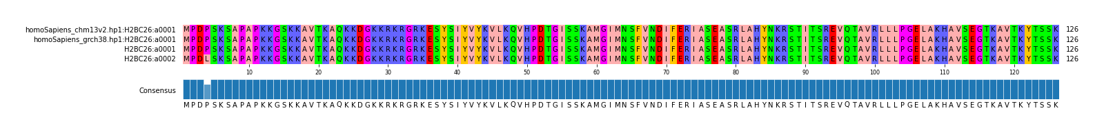 Multiple Alignments (by translate haplotype similarity)