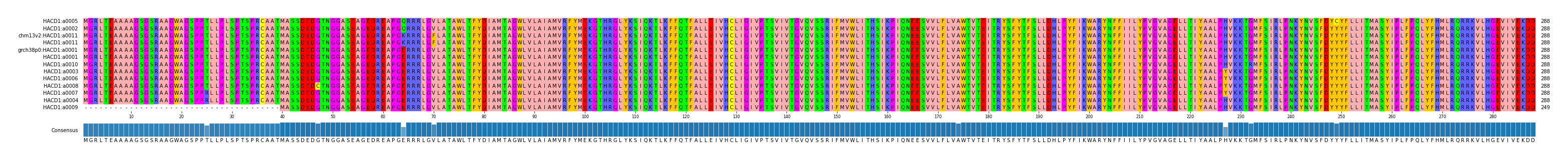 Multiple Alignments (by translate haplotype similarity)