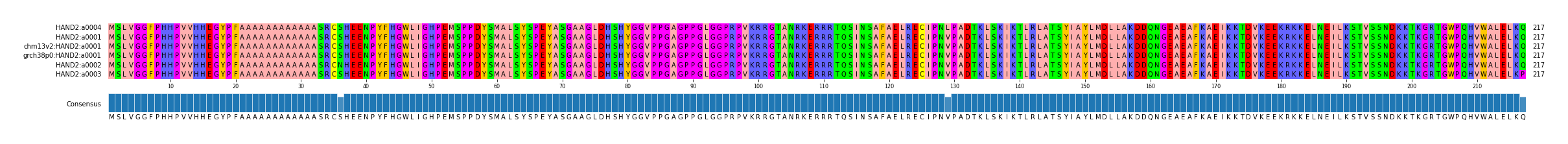 Multiple Alignments (by translate haplotype similarity)