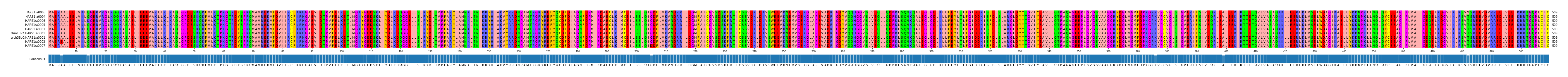 Multiple Alignments (by translate haplotype similarity)