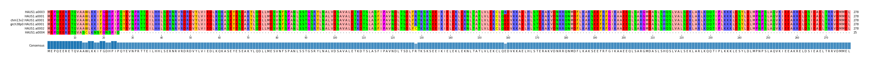 Multiple Alignments (by translate haplotype similarity)