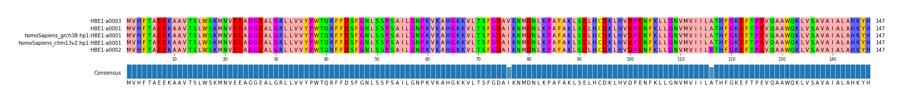Multiple Alignments (by translate haplotype similarity)