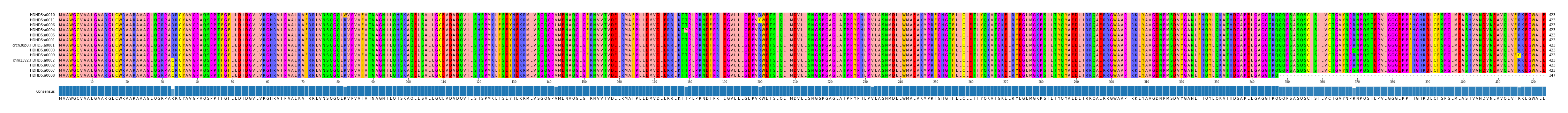 Multiple Alignments (by translate haplotype similarity)