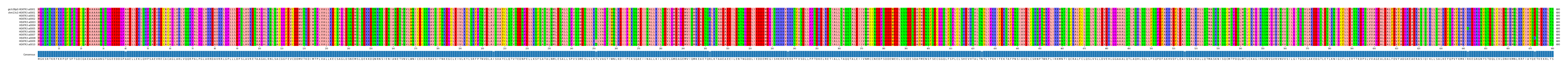 Multiple Alignments (by translate haplotype frequency)