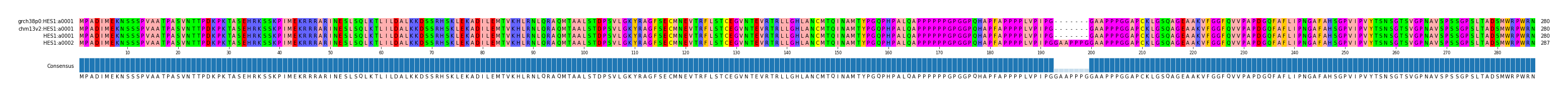 Multiple Alignments (by translate haplotype similarity)