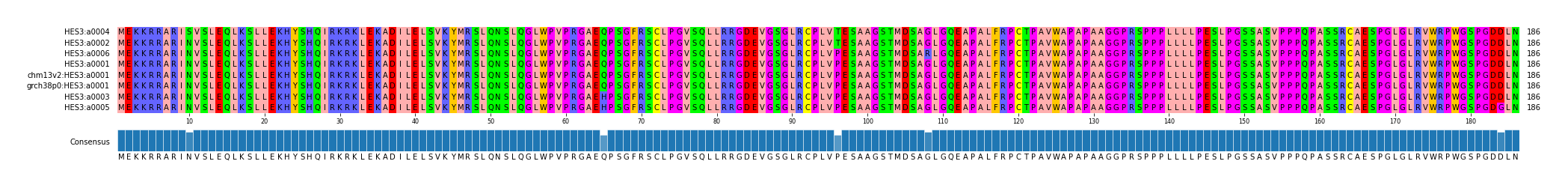 Multiple Alignments (by translate haplotype similarity)