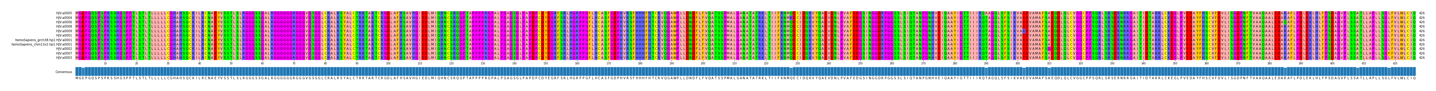 Multiple Alignments (by translate haplotype similarity)