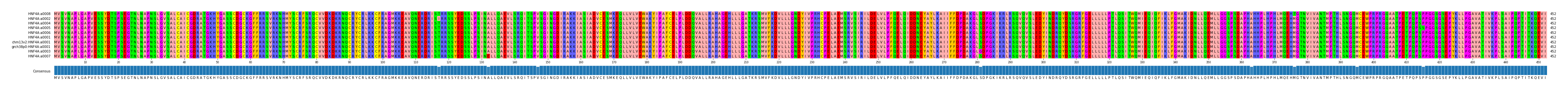 Multiple Alignments (by translate haplotype similarity)
