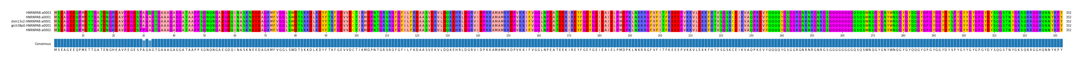 Multiple Alignments (by translate haplotype similarity)
