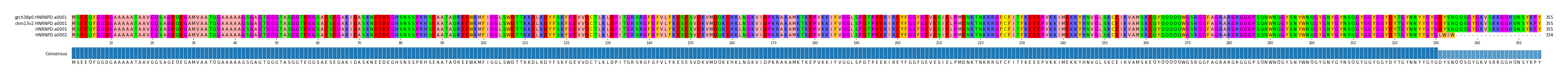 Multiple Alignments (by translate haplotype similarity)