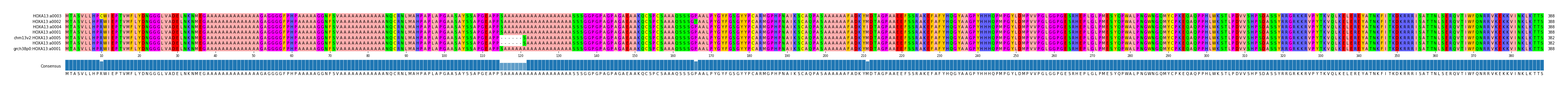 Multiple Alignments (by translate haplotype similarity)