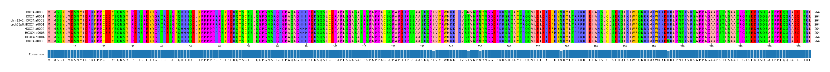 Multiple Alignments (by translate haplotype similarity)