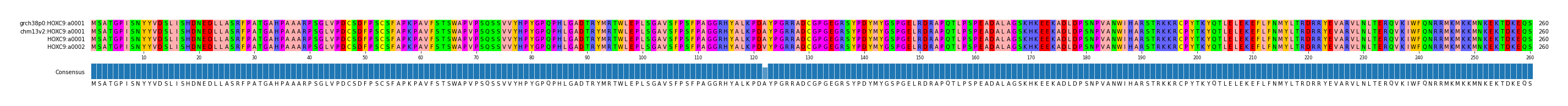 Multiple Alignments (by translate haplotype similarity)