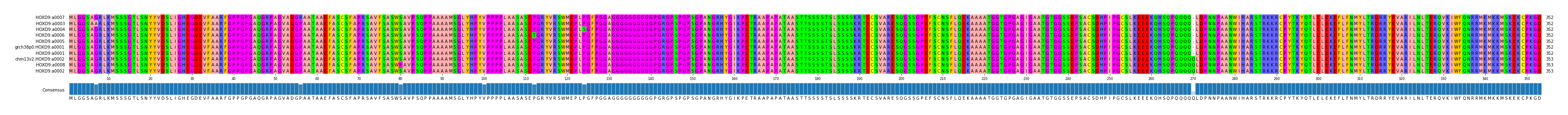 Multiple Alignments (by translate haplotype similarity)