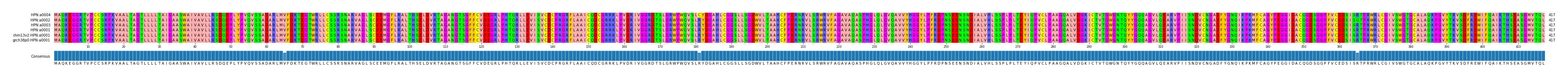 Multiple Alignments (by translate haplotype similarity)