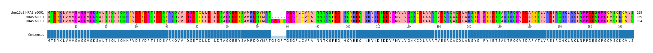 Multiple Alignments (by translate haplotype similarity)