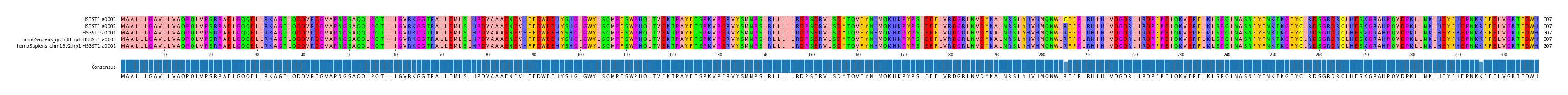 Multiple Alignments (by translate haplotype similarity)