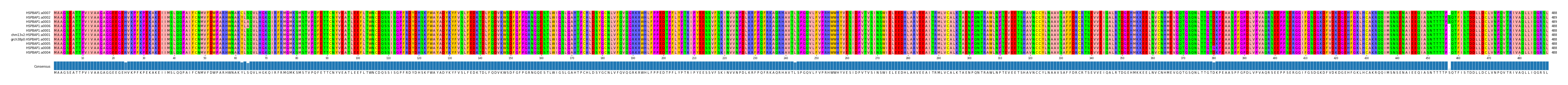 Multiple Alignments (by translate haplotype similarity)