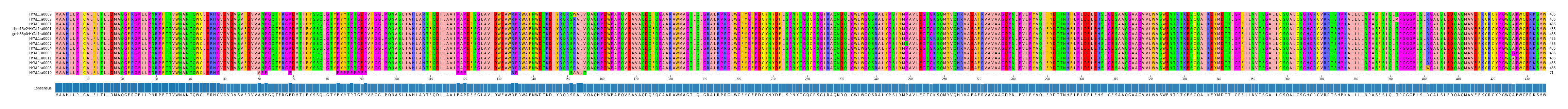 Multiple Alignments (by translate haplotype similarity)