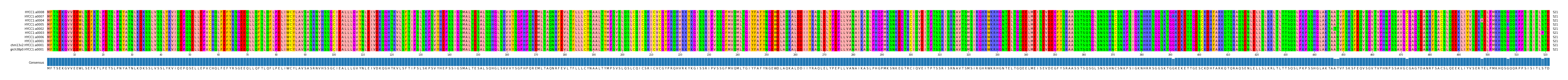 Multiple Alignments (by translate haplotype similarity)