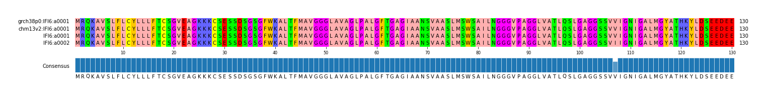 Multiple Alignments (by translate haplotype similarity)