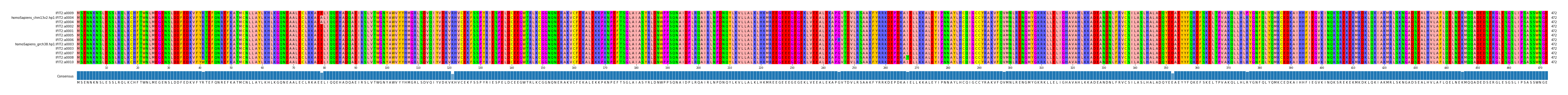 Multiple Alignments (by translate haplotype similarity)