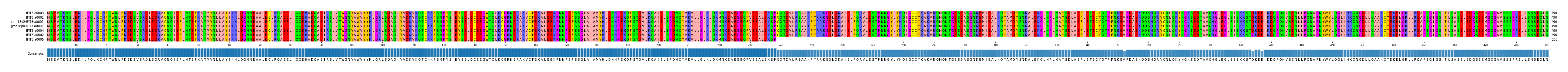 Multiple Alignments (by translate haplotype similarity)