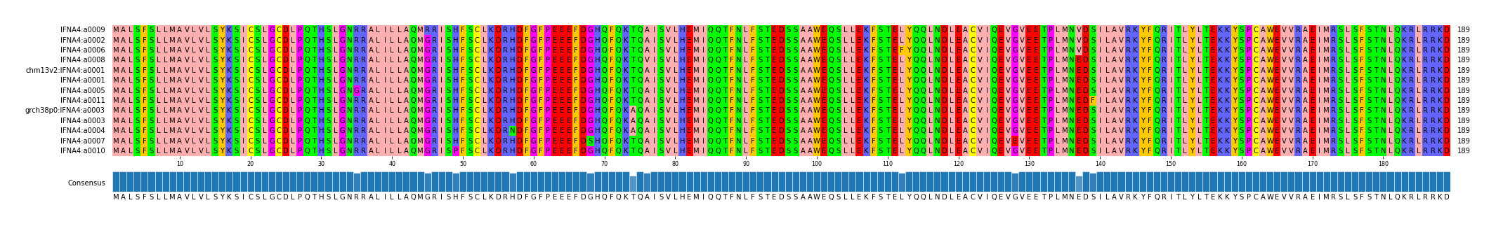 Multiple Alignments (by translate haplotype similarity)