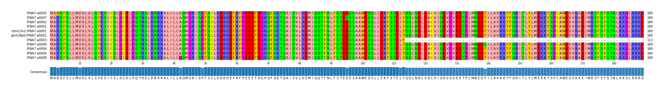 Multiple Alignments (by translate haplotype similarity)