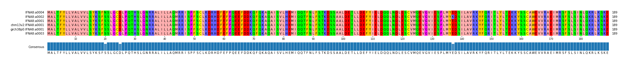 Multiple Alignments (by translate haplotype similarity)