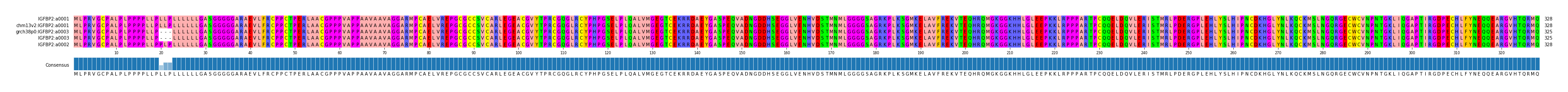 Multiple Alignments (by translate haplotype similarity)