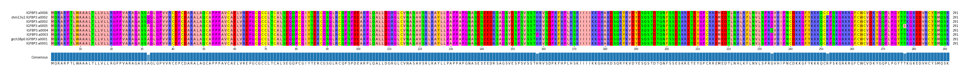 Multiple Alignments (by translate haplotype similarity)