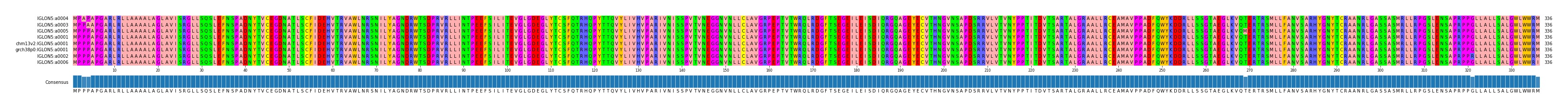 Multiple Alignments (by translate haplotype similarity)