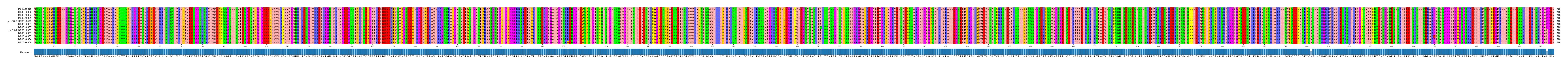 Multiple Alignments (by translate haplotype similarity)