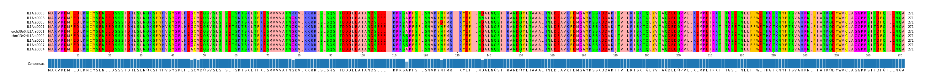 Multiple Alignments (by translate haplotype similarity)