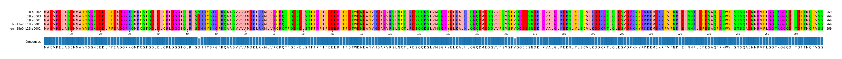 Multiple Alignments (by translate haplotype similarity)