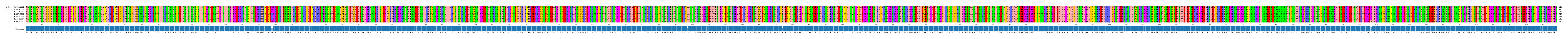 Multiple Alignments (by translate haplotype frequency)