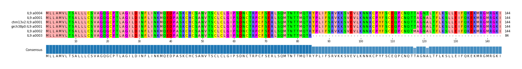 Multiple Alignments (by translate haplotype similarity)