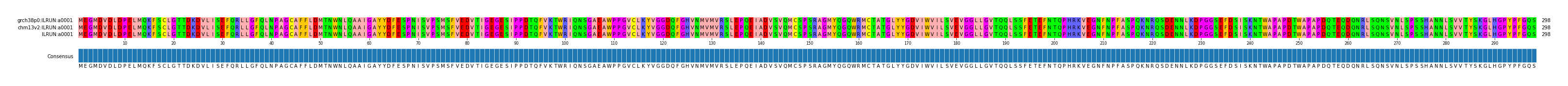 Multiple Alignments (by translate haplotype similarity)
