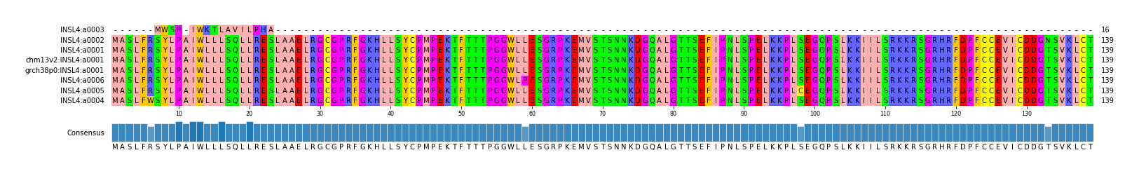 Multiple Alignments (by translate haplotype similarity)