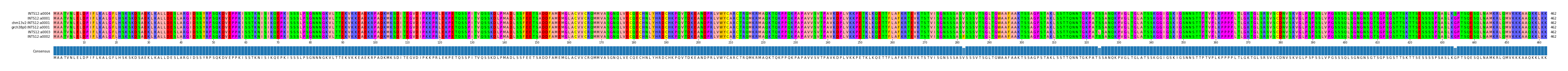Multiple Alignments (by translate haplotype similarity)