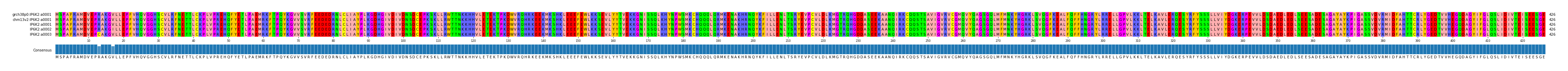 Multiple Alignments (by translate haplotype frequency)