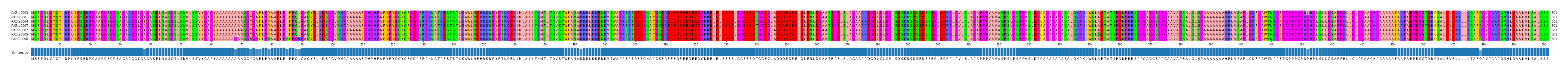 Multiple Alignments (by translate haplotype similarity)