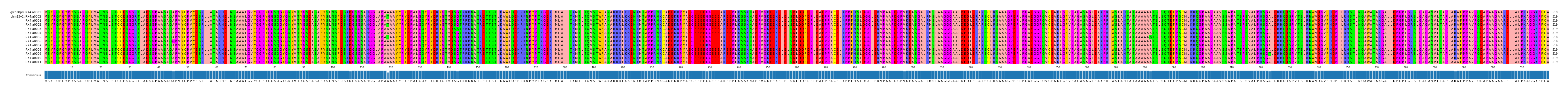 Multiple Alignments (by translate haplotype frequency)